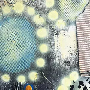Pittura pop, pittura in stile serigrafico 80 x 80