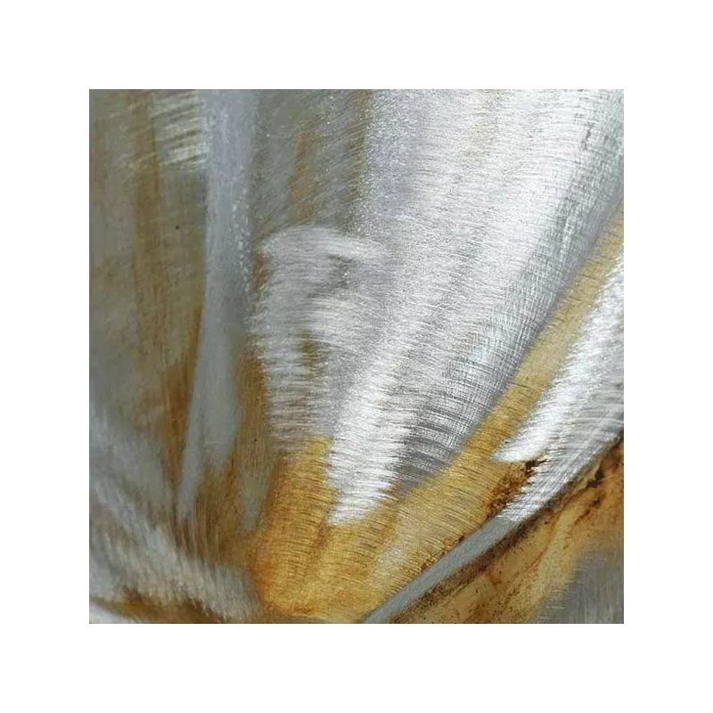 Pittura su alluminio con occhielli bianchi, 60x120cm