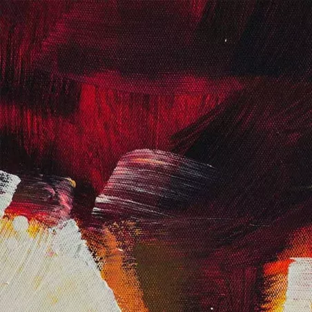 Pittura floreale in tono carnale, pittura floreale rossa