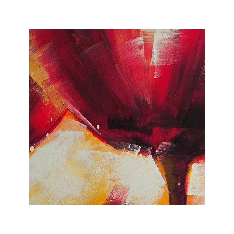 Pittura floreale in tono carnale, pittura floreale rossa