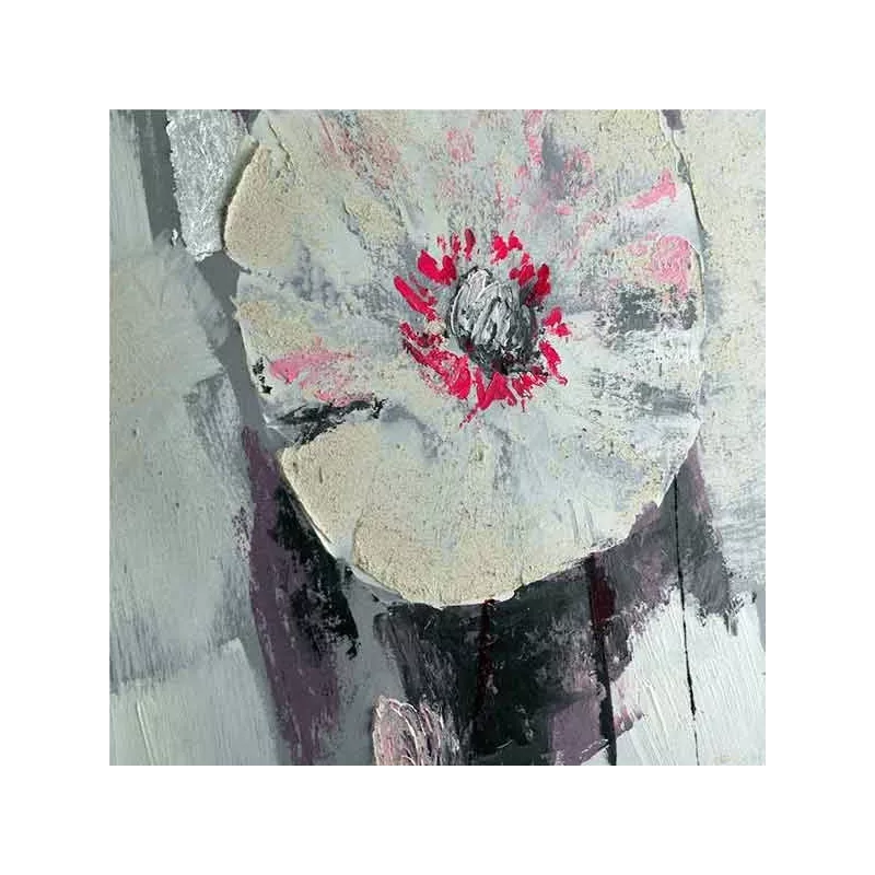 Pittura di fiori bianchi, studio botanico