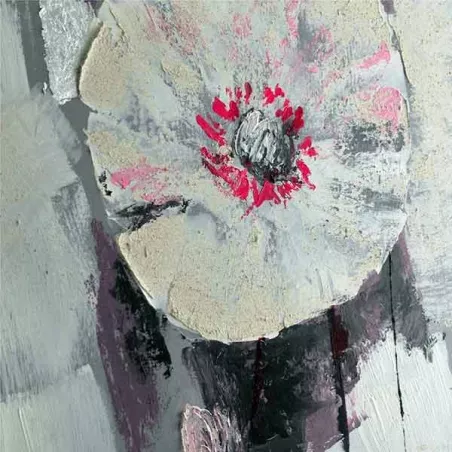 Pittura di fiori bianchi, studio botanico