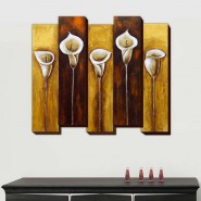 Pittura floreale, composizione 3D, dimensioni 85x100cm