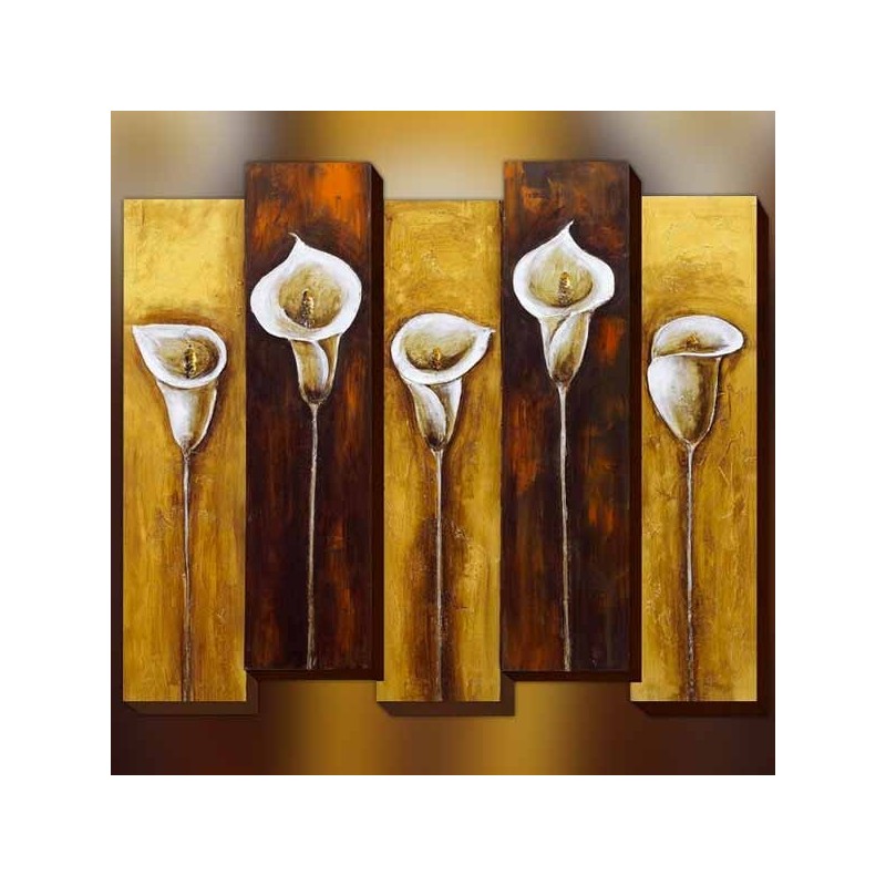 Pittura floreale, composizione 3D, dimensioni 85x100cm