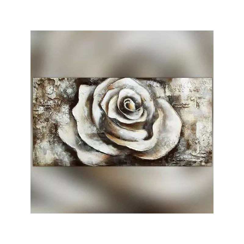 Bocciolo di rosa su sfondo strutturato, 120x60x4 cm