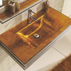 Mobili da bagno in vetro Polly