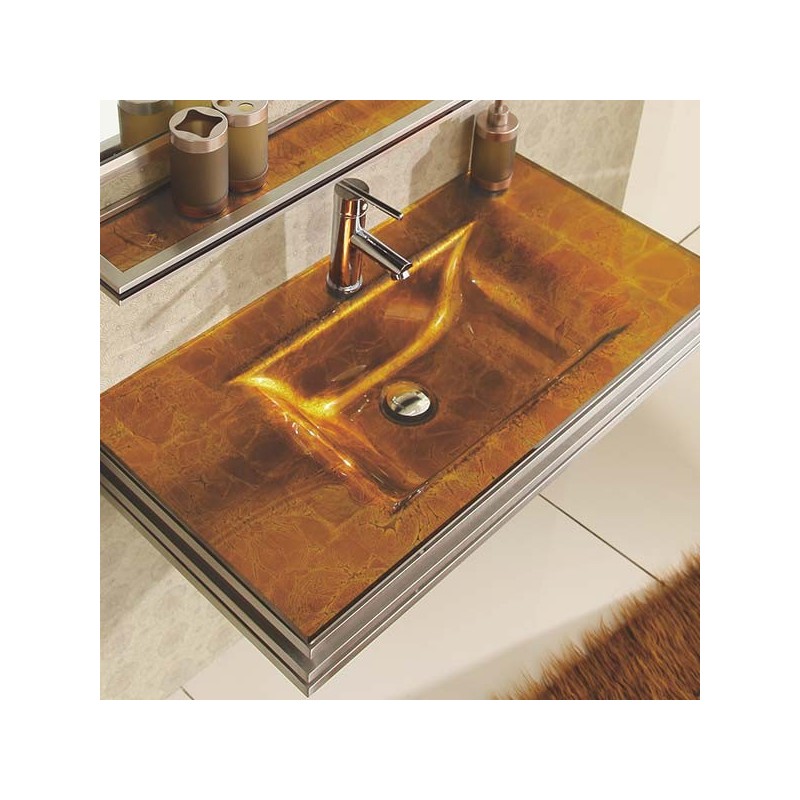 Mobili da bagno in vetro Polly