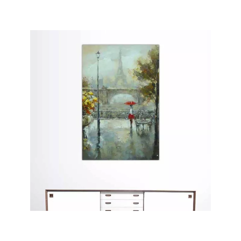 Quadro parigino, veduta di una passeggiata a Parigi : Wikao