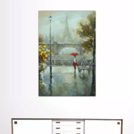Quadro parigino, veduta di una passeggiata a Parigi : Wikao
