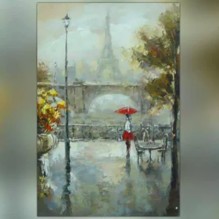 Quadro parigino, veduta di una passeggiata a Parigi : Wikao