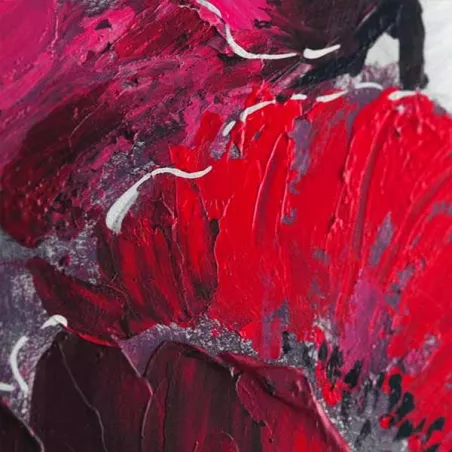 Pittura floreale, pittura per innamorati 40 x 120 cm